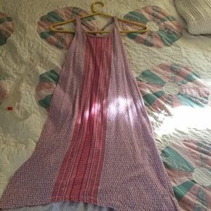 Old navy red , blue and gray dress